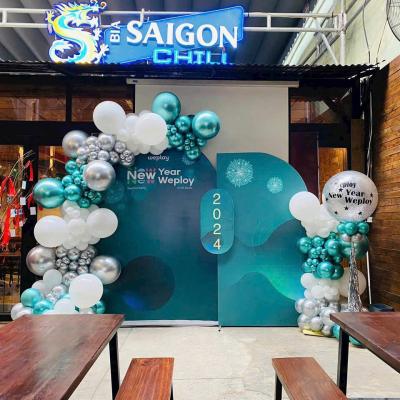 Backdrop Bong Bóng khai trương